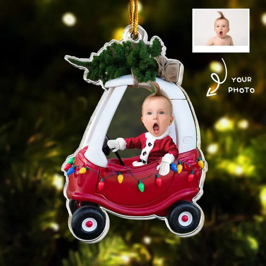 Custom Photo Baby Car Acrylic Ornament