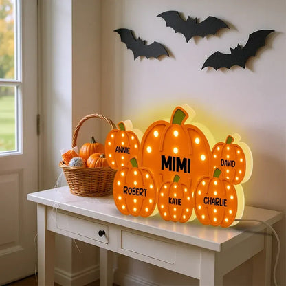 Grandma Pumpkin Acrylic Light Box