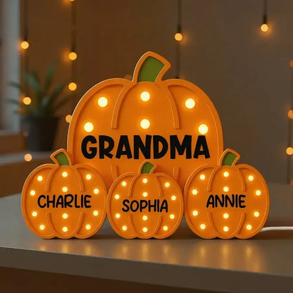 Grandma Pumpkin Acrylic Light Box