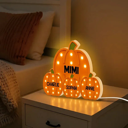 Grandma Pumpkin Acrylic Light Box