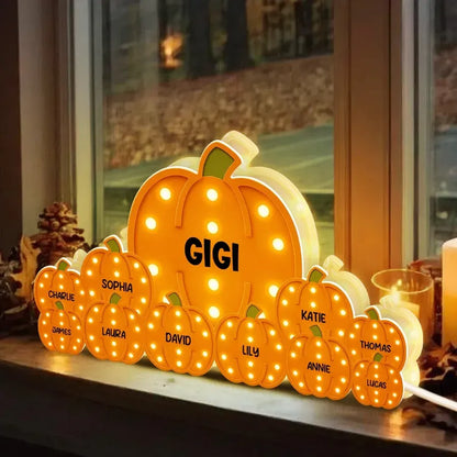 Grandma Pumpkin Acrylic Light Box