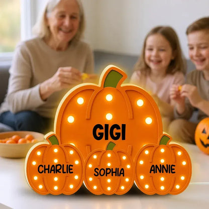 Grandma Pumpkin Acrylic Light Box